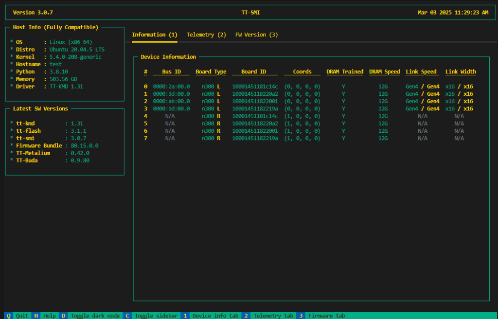 Tenstorrent NPU Setup Guide: Installing Drivers and SDK